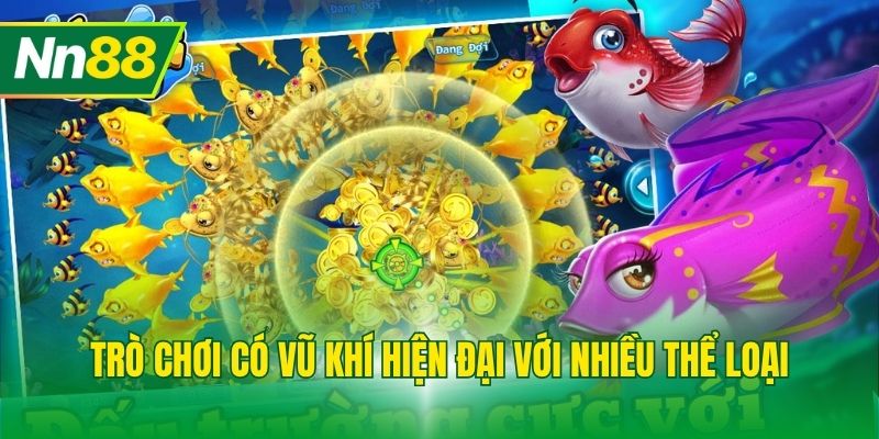 Trò chơi có vũ khí hiện đại với nhiều thể loại